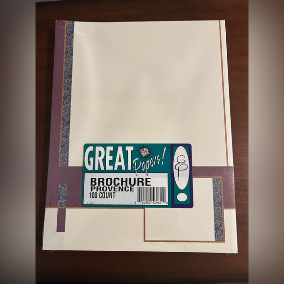 Brochure Paper 100 Count - Picture 1 of 4
